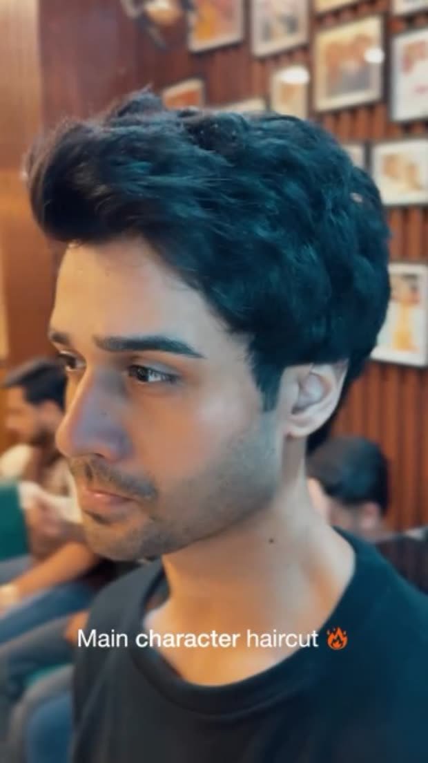 Reel: a textured quiff, cut and styled at Shoaib Salon